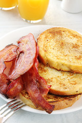 French Toast with Bacon