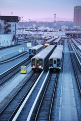 Train station, view from above © logoboom