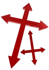 Double Arrow Cross