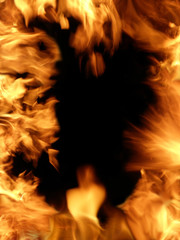 Flames or fire