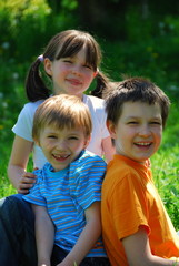 Fototapeta premium happy children 
