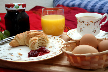 Frühstück im Bett