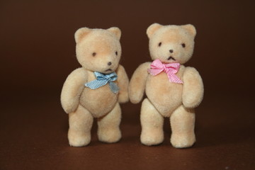 Teddybären im Miniaturformat