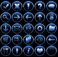 set of web icons