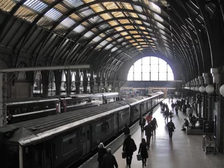 Zelfklevend Fotobehang Treinstation Treinstation