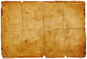 ancient creased paper