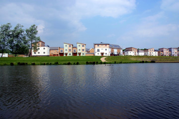 Lakeside modern housing
