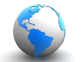 Fototapeta premium 3d globus