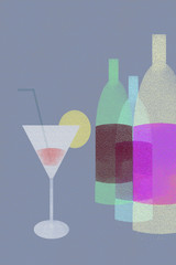 bebidas alcoholicas retro chic