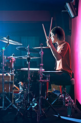 Fototapeta na wymiar drummer