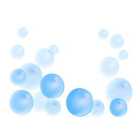 bulles bleues