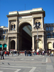 Fototapeta na wymiar Galleria Vittorio Emanuele - Milan