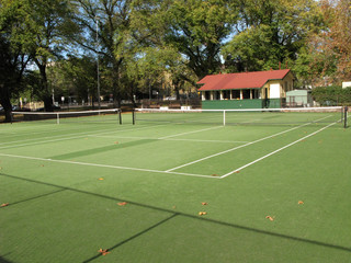 Tennis Court - Carlton Gardens, Melbourne, Australia