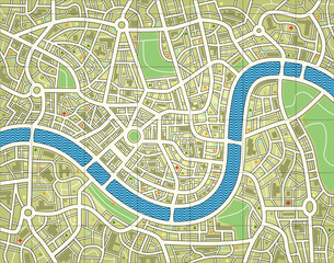 Nameless city map