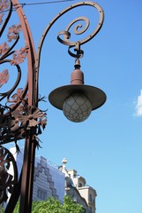 Lantern on the Gracia street, Barcelona