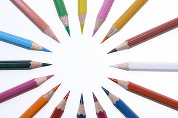 Fototapeta premium Colorful pencils