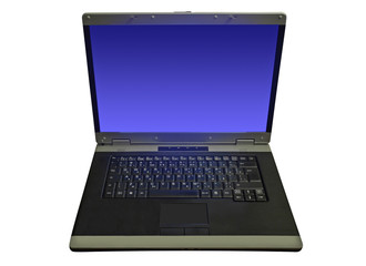 Laptop isolated on white background