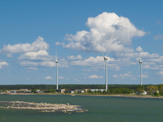 windfarm on Baltic sea