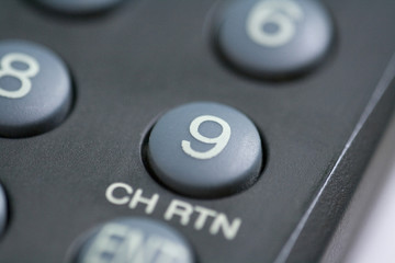 Fototapeta premium Number nine button