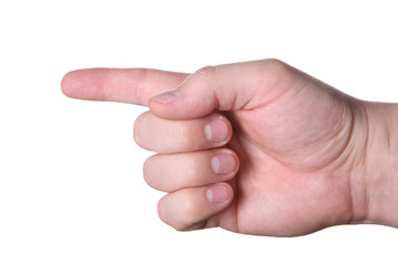 figure increments of fingers 