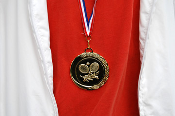 Médaille de Tennis