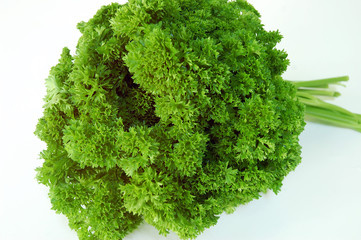 A bunch of fresh parsley