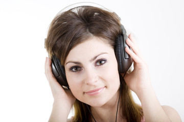 Fototapeta premium Sound-woman