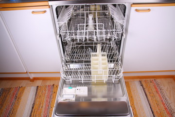 Empty dishwasher