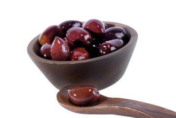 Braune Oliven