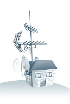 maison et t&eacute;l&eacute;vision
