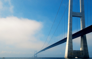 Fototapeta na wymiar Storebeltbrücke