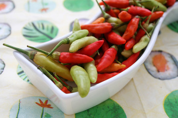 bunte chillies