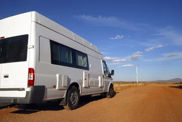 Foto auf Alu-Dibond Wohnmobil unterwegs in Australien © robepco
