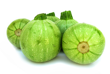 Pumpkins isolated on white background