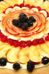 Close Up of Fruit Pizza