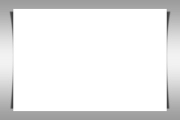 Obraz premium empty white curl page - copyspace for your text or message