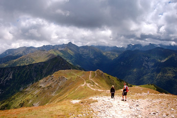 Obraz premium Mountains stormy landscape