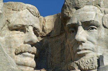 Fototapeta na wymiar Prezydenci Theodore Roosevelt i Abraham Lincoln