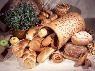 Fototapeta na wymiar Bread And Pastry
