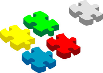 vector volume 3d puzzle