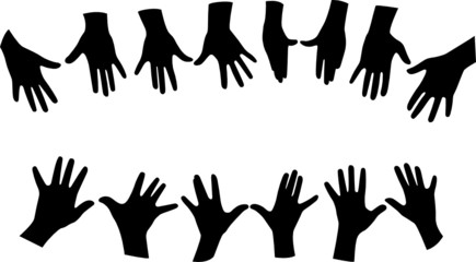 hands vector