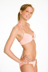 Obraz premium Ładna kobieta w bikini