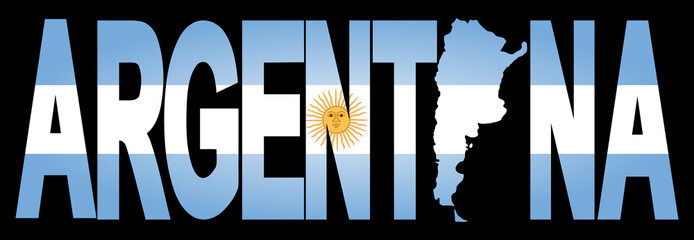 Argentina text with map