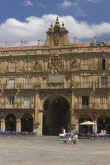 Fototapeta premium Royal Pavilion in Major Square of Salamanca, Spain