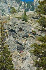 Rock Climbing, Grand Teton, Wyoming, USA