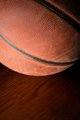 closeup basketball