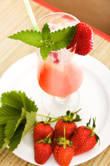 Strawberry cocktail