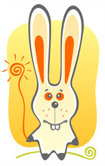 bunny and sun
