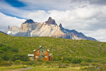 Fototapeta na wymiar Torres del Paine NP krajobraz, Chili