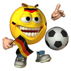 Fussball Europameisterschaft Smiley